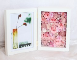 プリザーブド　フォトスタンド　フォトフレーム　贈答用ギフト