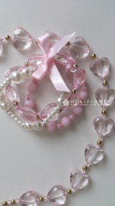 ハート＆ピンク　リングピロー　マテリアル　NYにて