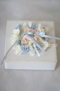 リングピロー　リングクッション　フラワーリングピロー　ウェディングアイテム　ウェディング小物