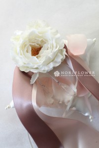 リングピロー　リングクッション　フラワーリングピロー　ウェディングアイテム　ウェディング小物