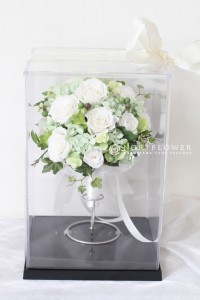 プリザーブドフラワー　ウェディングブーケ