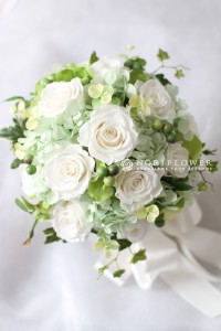 プリザーブドフラワー　ウェディングブーケ