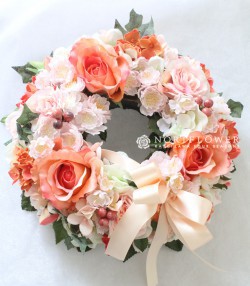 母の日ギフト　フラワーリース