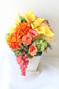 開店花　アートフラワーアレンジ
