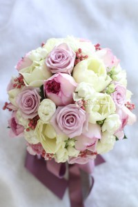 パステルパープル　ウェディングブーケ　ブーケ　ウエディングブーケ　