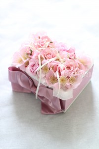 リングピロー　ピンクローズリングピロー　ウェディンク小物　ウェディングアイテム