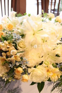 会場装飾　パーティー会場装飾　軽井沢フラワーショップ　軽井沢花屋