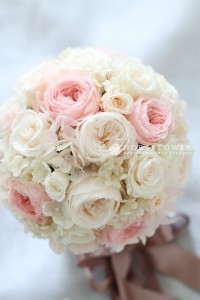 プリザ－ブドウェディングブーケ　軽井沢ウェディングブーケ　軽井沢花屋