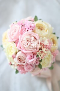 ウェディングブーケ ピンクオールドローズブーケ ブライダルアイテム ウェディングアイテム ウェディングフラワー ブライダルフラワー