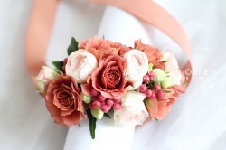 リストブーケ　ウェディングアイテム　ブライダルフラワー